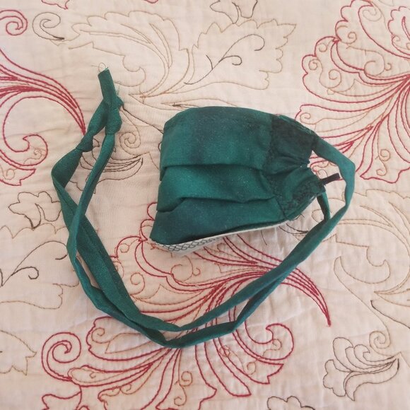 Kid Size Mask w/ Silver & Copper Filters- Green Sp - Picture 7 of 7